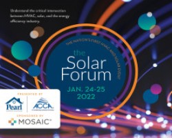 THE SOLAR FORUM: The Nation's First HVAC &amp; Solar Event Presented by ACCA and Pearl Certification, Sponsored by Mosaic