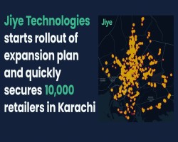 Jiye Technologies starts rollout of expansion plan and quickly secures 10,000 retailers in Karachi