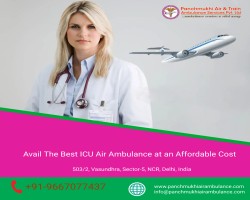 Panchmukhi Air Ambulance in Patna is Providing Air Medical Transfer with Caution and Care