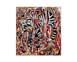 Mixed Media Painting by Thornton Dial brings $84,700 in Ahlers & Ogletree's January 14-16 Auction